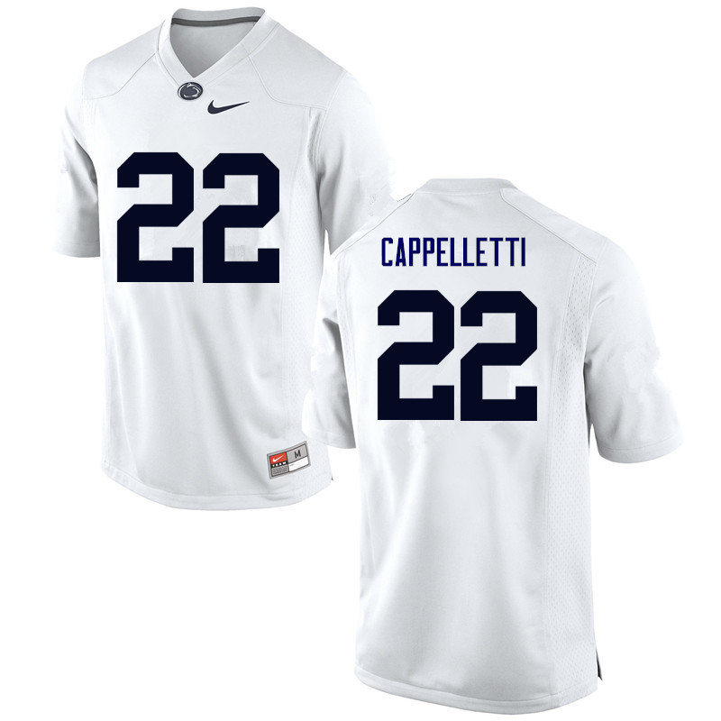 NCAA Nike Men's Penn State Nittany Lions John Cappelletti #22 College Football Authentic White Stitched Jersey BID4698JS